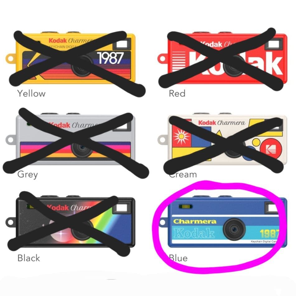 KODAK CHARMERA ブルー