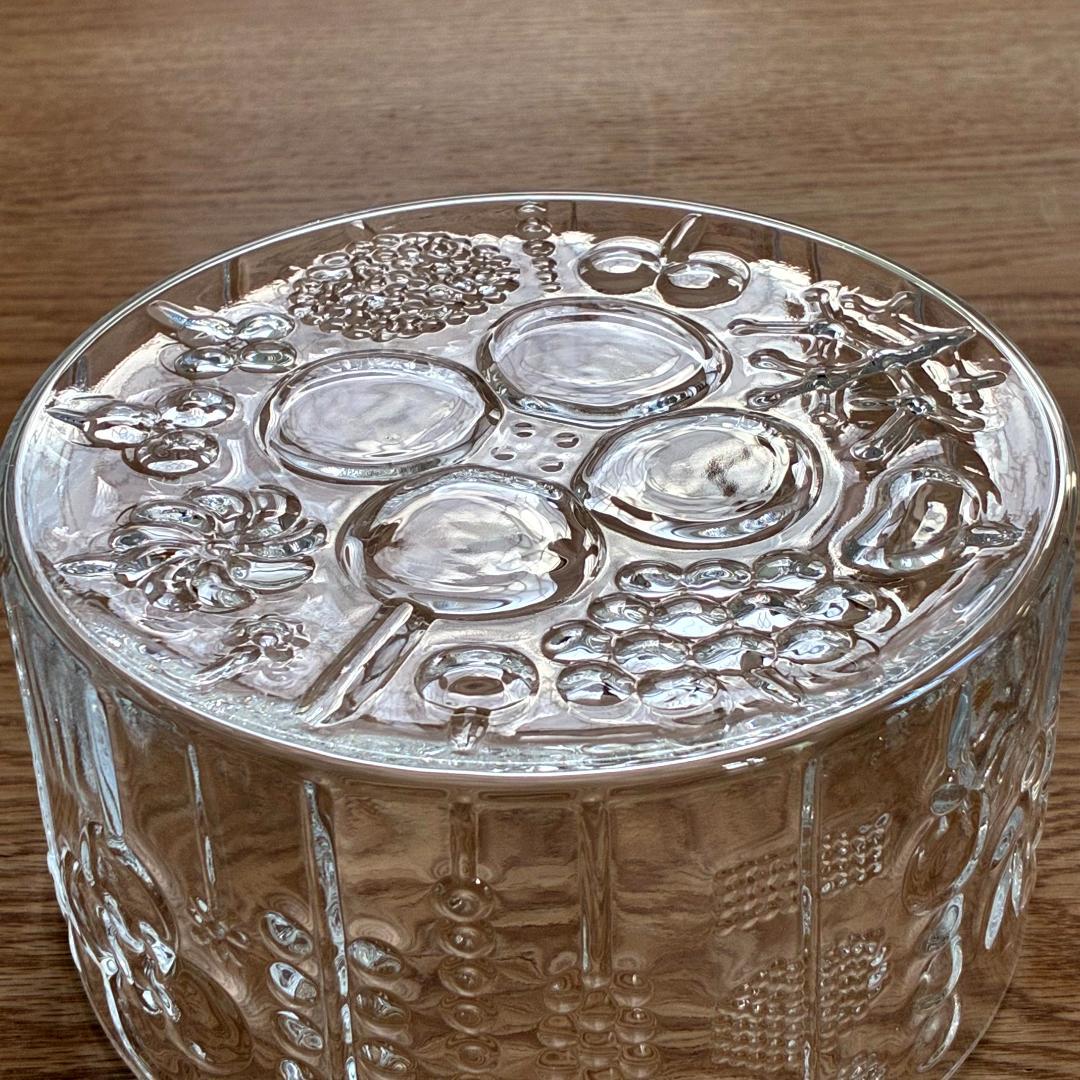 イッタラ フローラ ガラス ボウル 15cm 中古品 ヴィンテージ 北欧