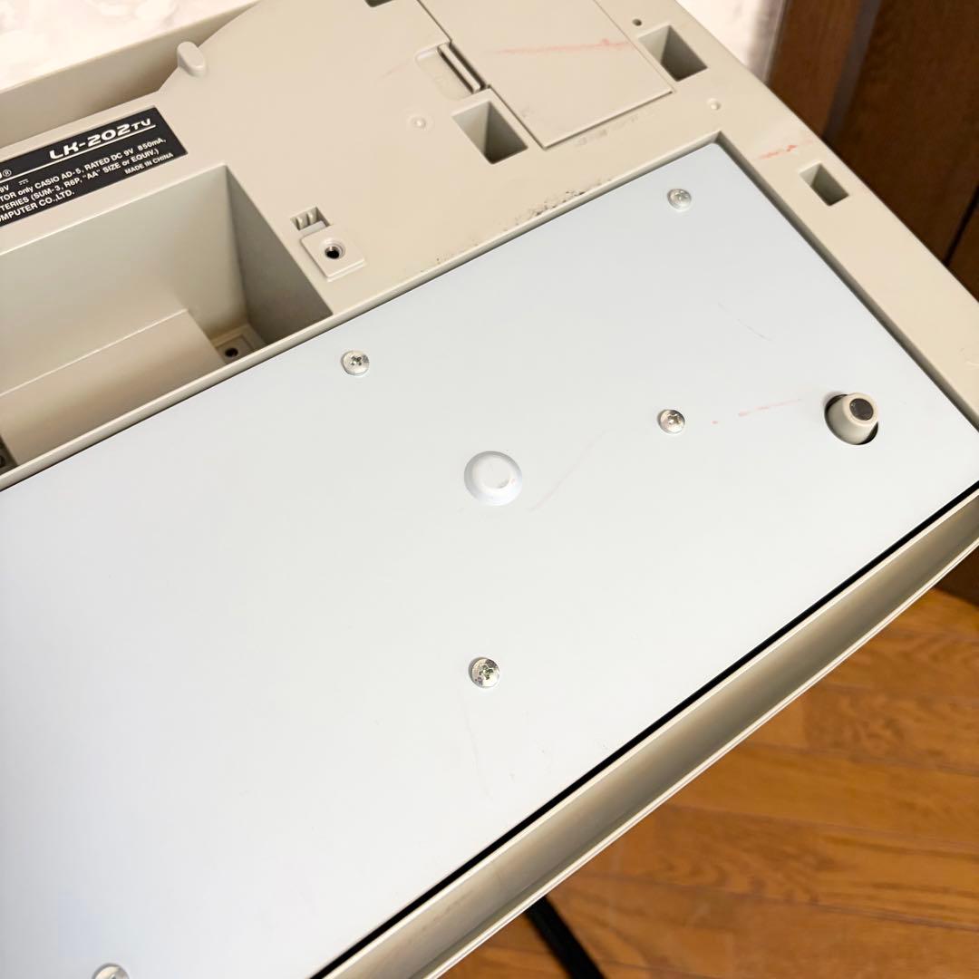 CASIO 光ナビゲーション キーボード LK-202TV スタンド付