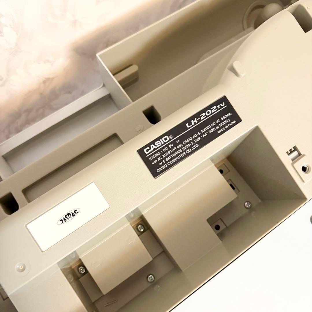 CASIO 光ナビゲーション キーボード LK-202TV スタンド付