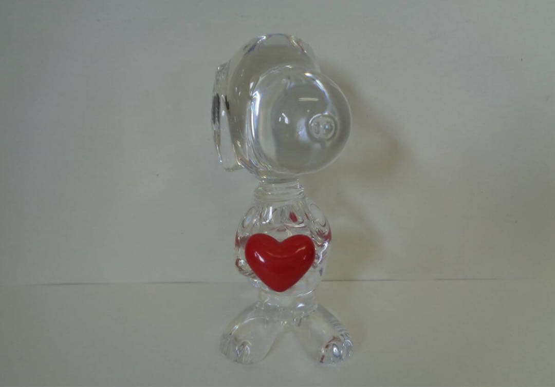 バカラ　Baccarat ハートスヌーピー　クリスタル