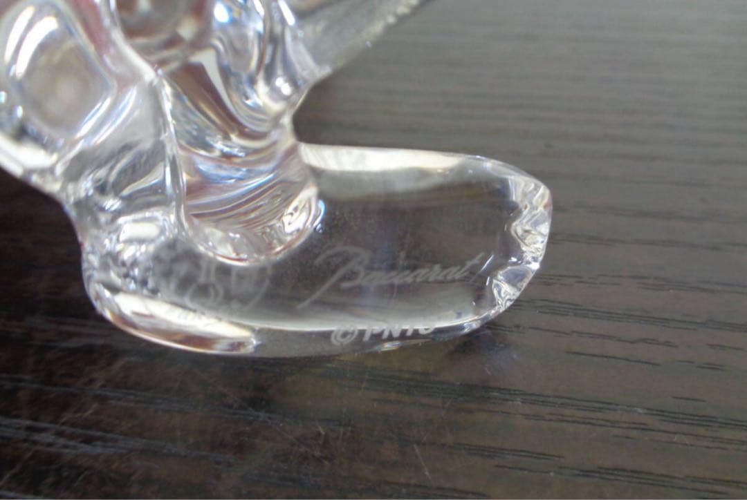バカラ　Baccarat ハートスヌーピー　クリスタル