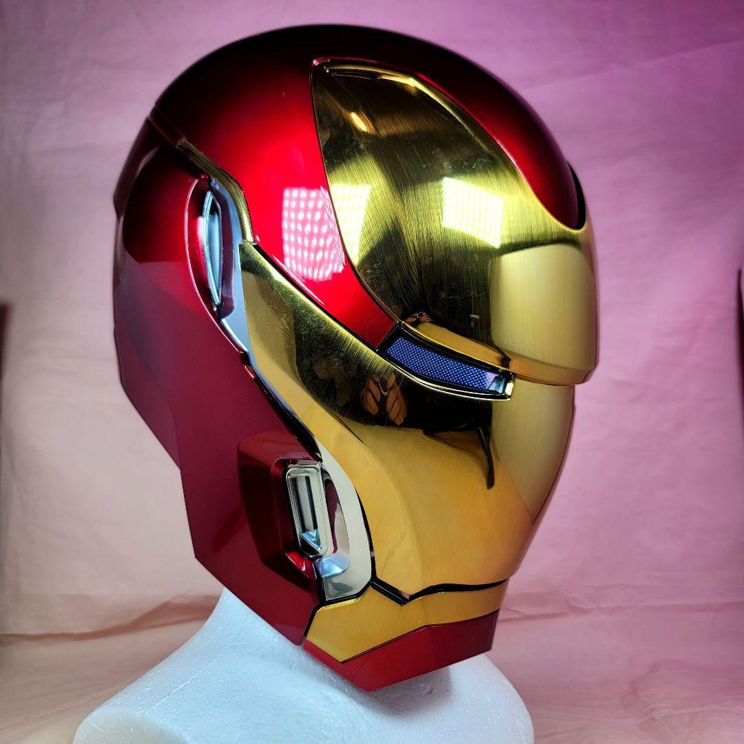 【アイアンマン】最新モデル 音声自動開閉マスク LED マーク50 ヘルメット