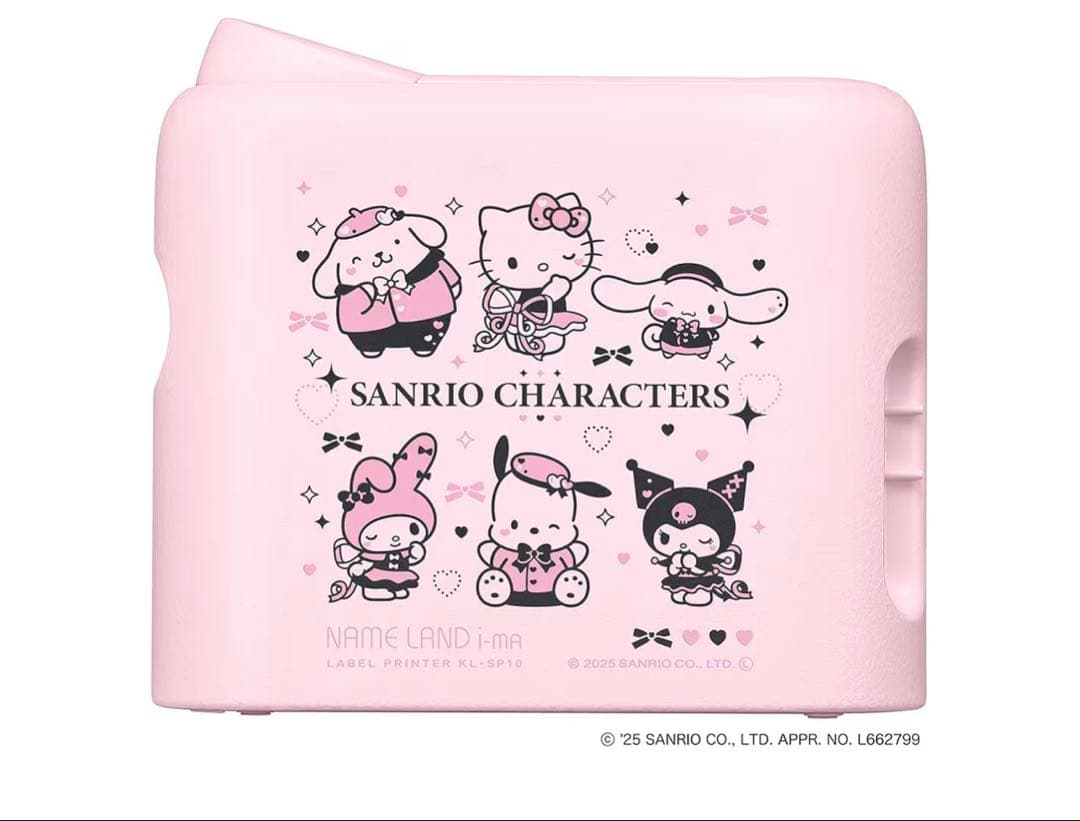 SANRIOキャラクター ラベルプリンターハローキティテープ付き
