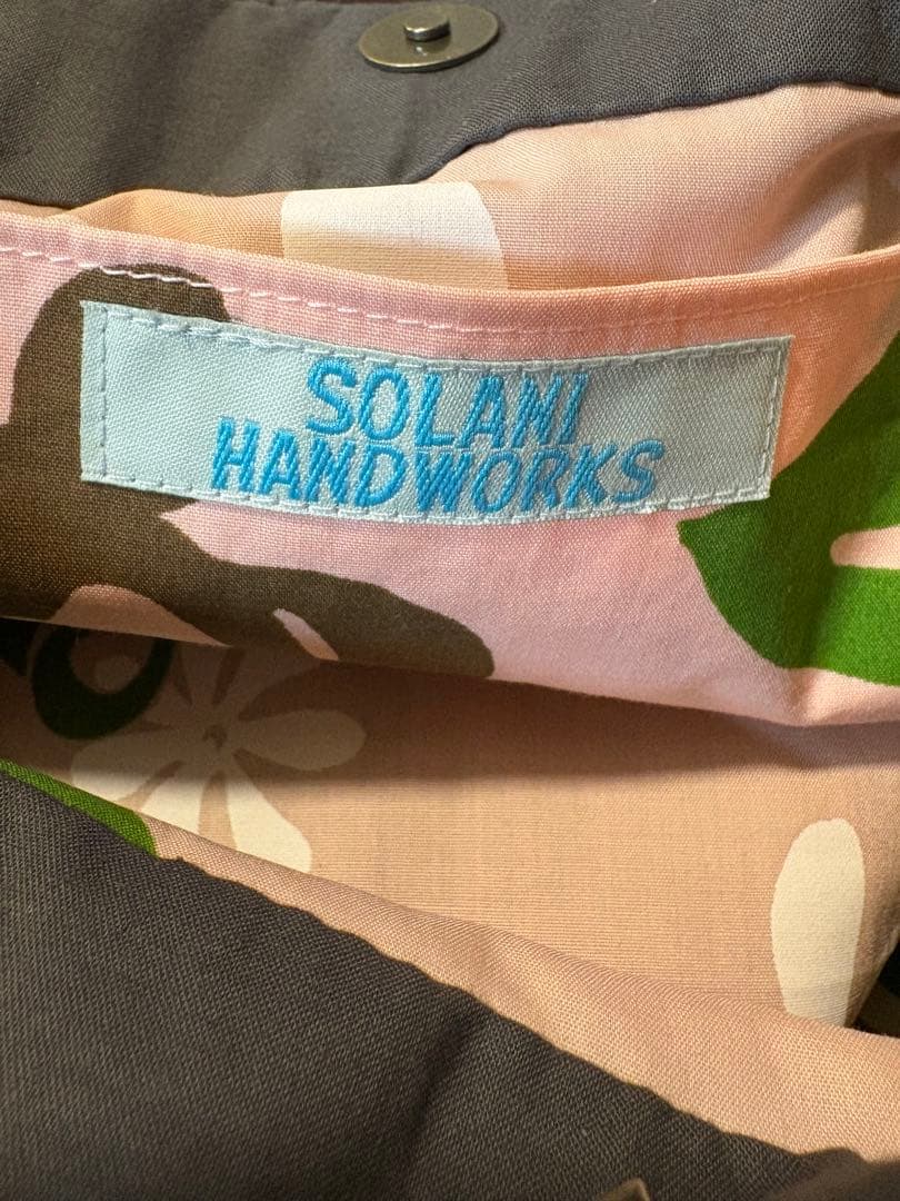 ハワイアンキルト　ハンドメイド　トートバッグ