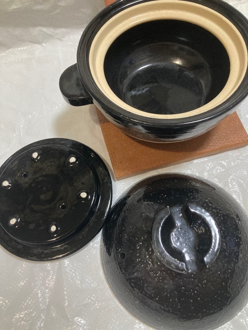 長谷園 かまどさん 二合炊き 美品