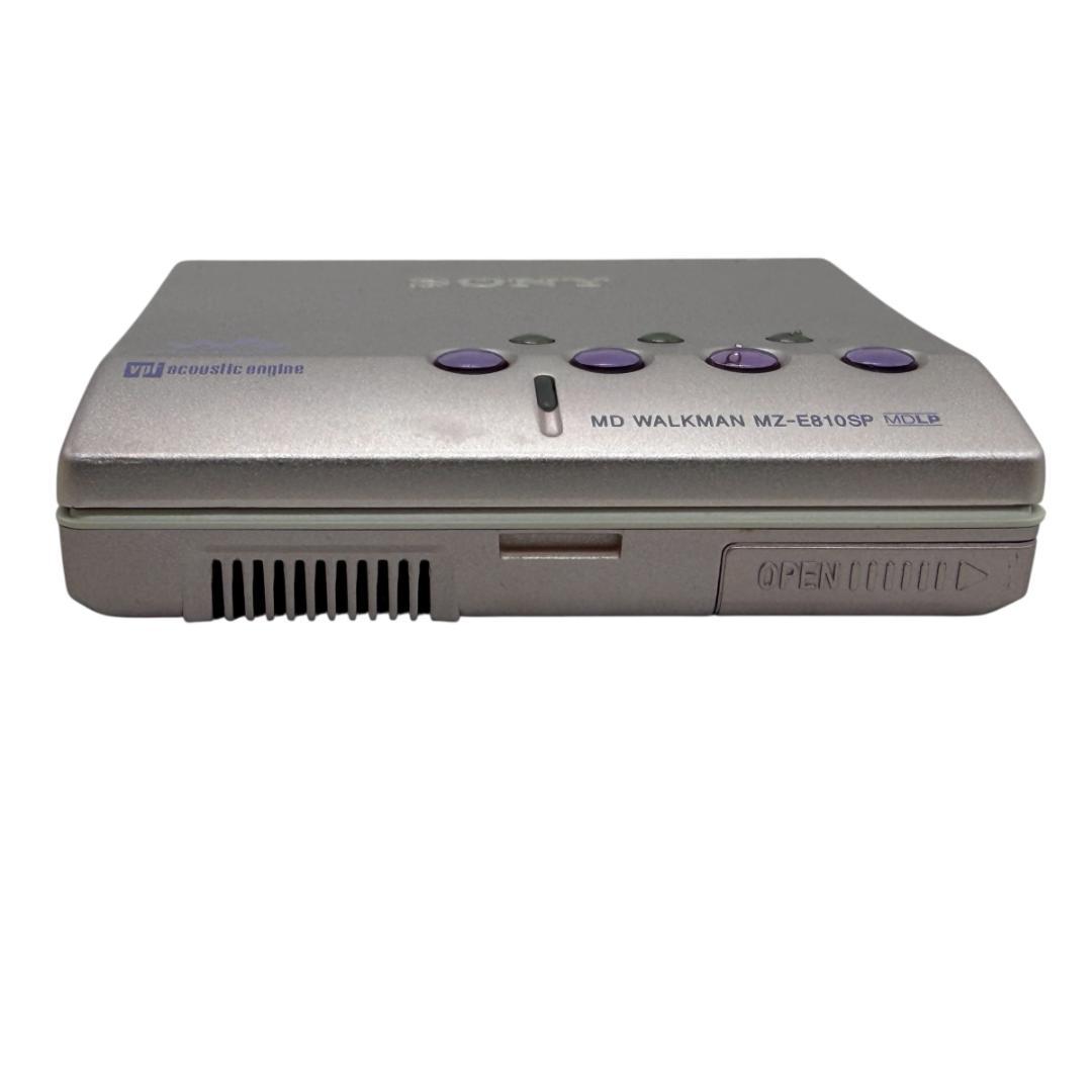 【現状品】SONY MZ-E810SP MDウォークマン スピーカー付