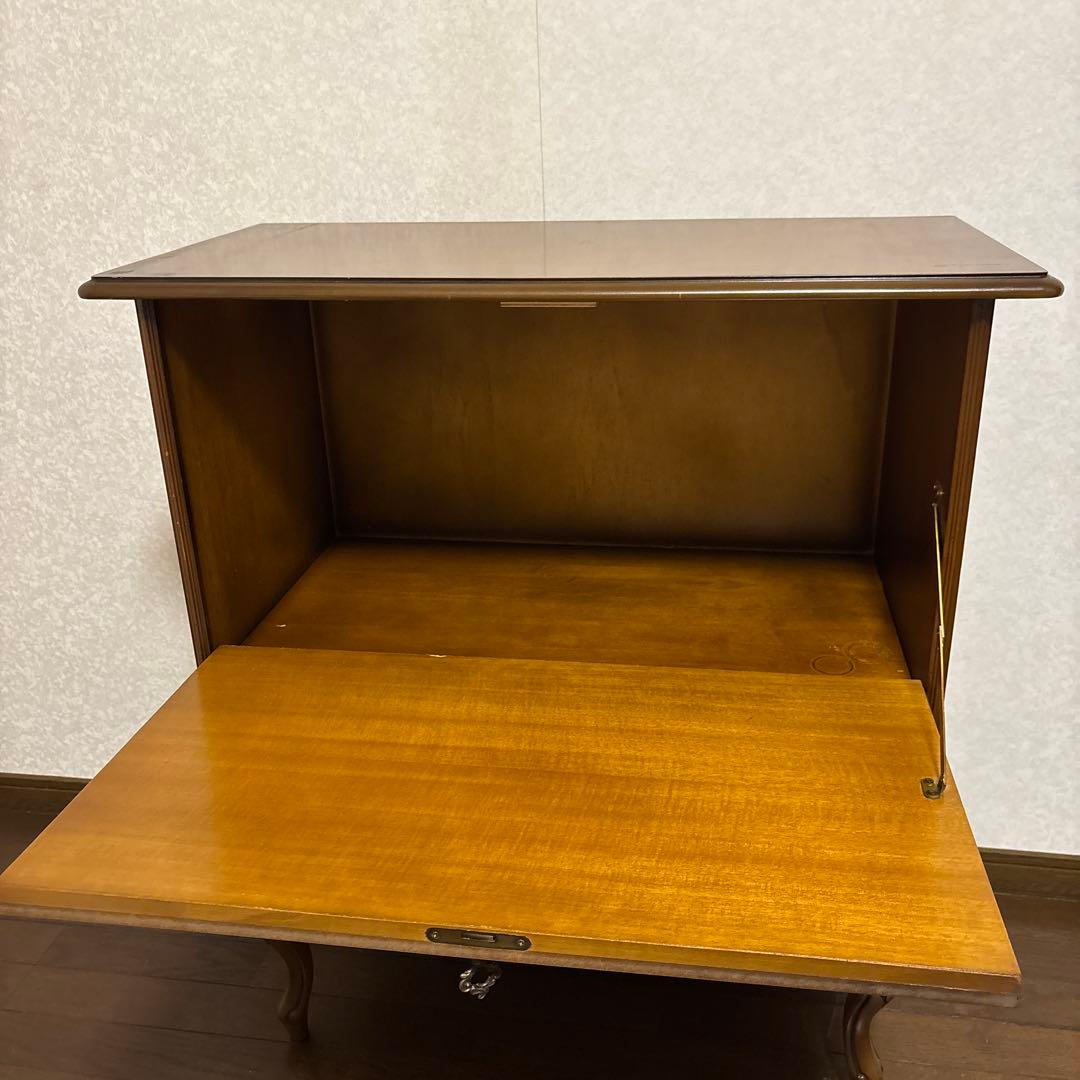 【良品】ヴィンテージ コンソール チェスト サイドボード 象嵌 猫脚 イタリア