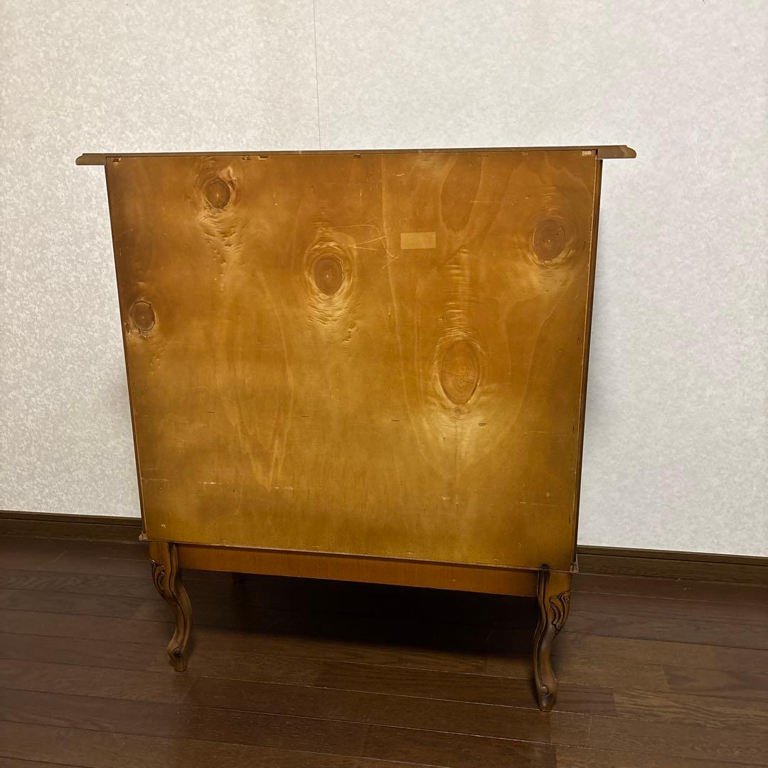 【良品】ヴィンテージ コンソール チェスト サイドボード 象嵌 猫脚 イタリア