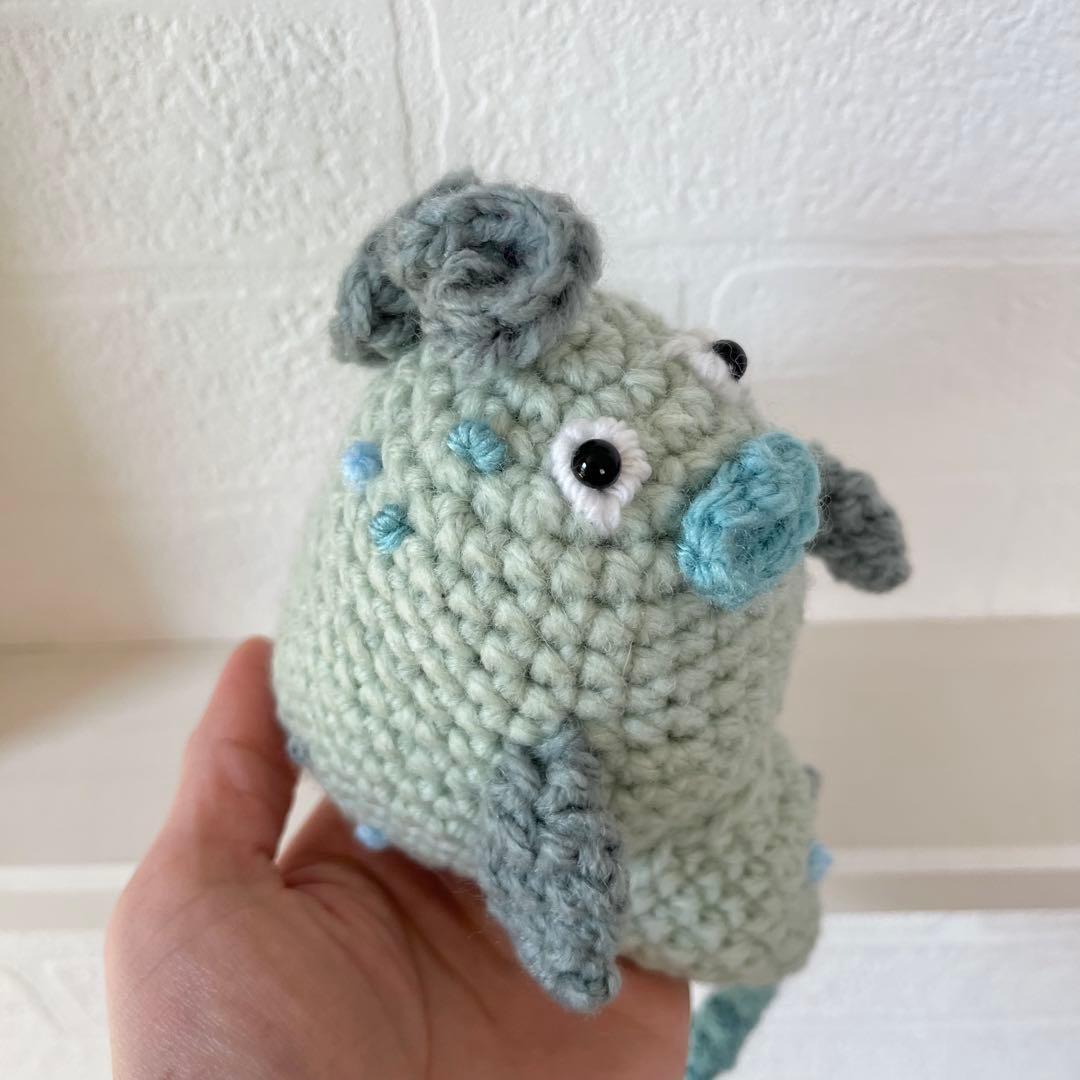 くりりんくさん専用　 お座り魚くん　ユニコーン　あみぐるみ　ハンドメイド