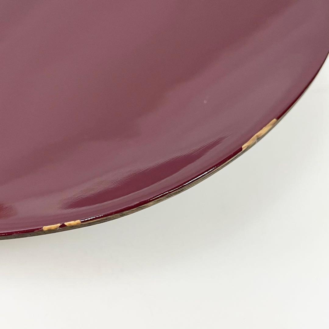 ◎ HERMES エルメス ウッドプレート 3枚 セット ボルドー