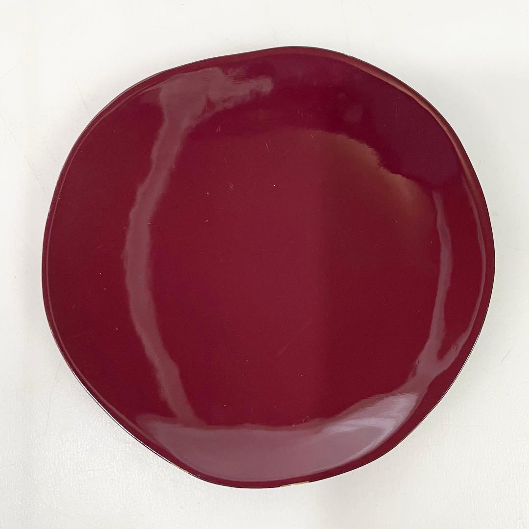 ◎ HERMES エルメス ウッドプレート 3枚 セット ボルドー