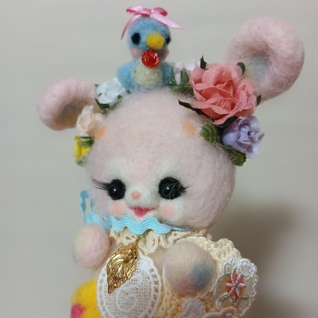 作家様　羊毛フェルト　ぬいぐるみ　2体セット品