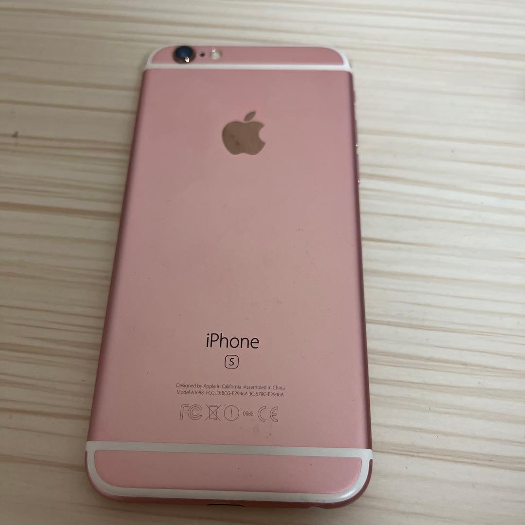 Apple iPhone 6s ローズゴールド 本体ケース付き