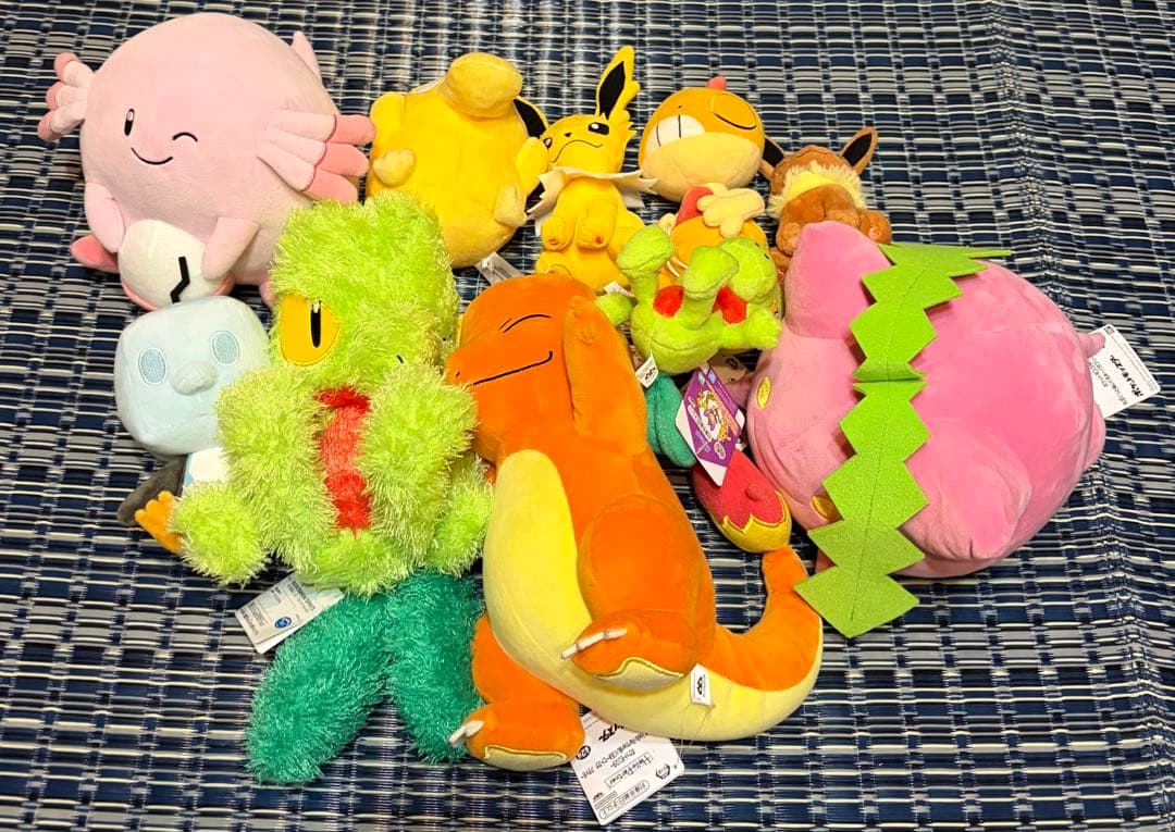 ポケモンぬいぐるみまとめ22点/タグ付き未使用品多数、人気ポケモン多数