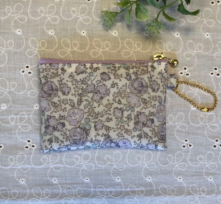 ラミネートミニミニポーチ    フェリシテプティ♥️リバティ　  ハンドメイド