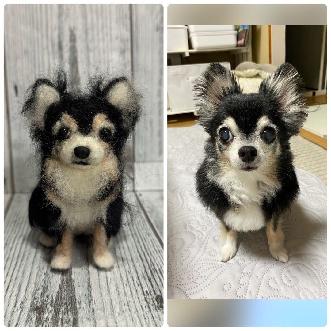 うちの子オーダー　手のひらペット　羊毛フェルト　うちの子グッズ　ペット