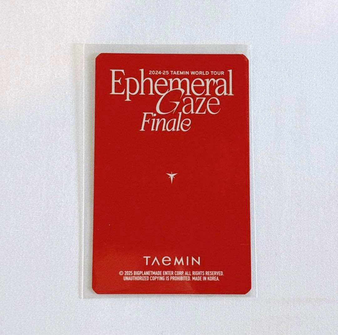 テミン Ephemeral Gaze Finale ボストンバッグ トレカ付き