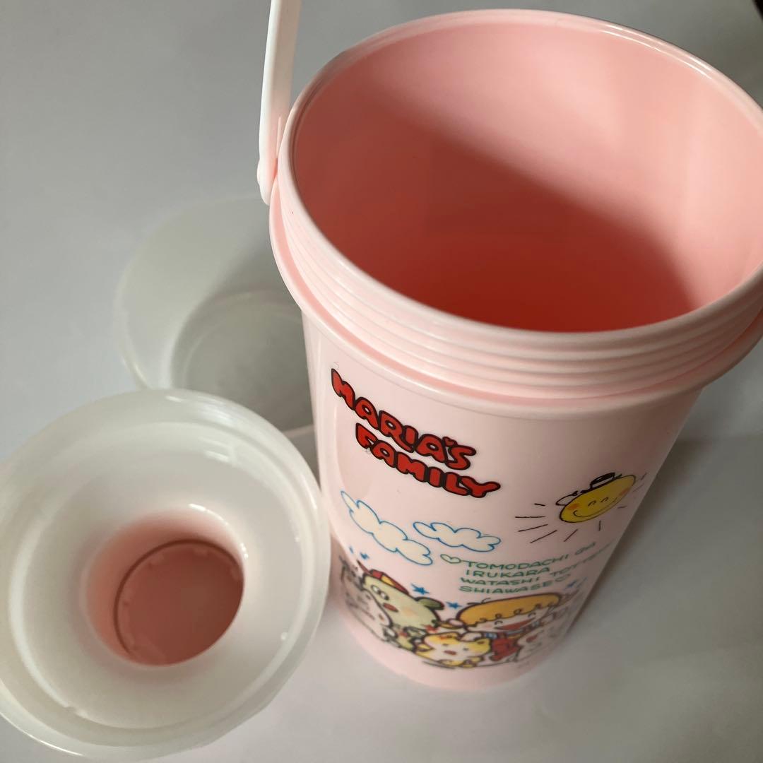 新品未使用 昭和レトロ あべまりあ 670ml水筒 シルバー クールポット