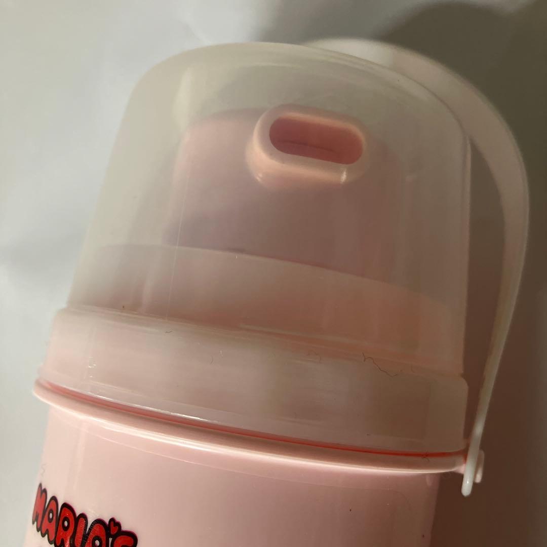 新品未使用 昭和レトロ あべまりあ 670ml水筒 シルバー クールポット