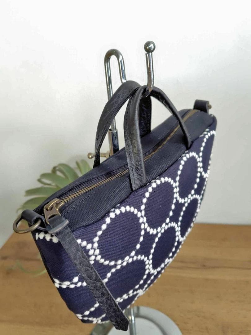 コ*・様 ミナペルホネン/2025tambourineタンバリンネイビー×白/ミ