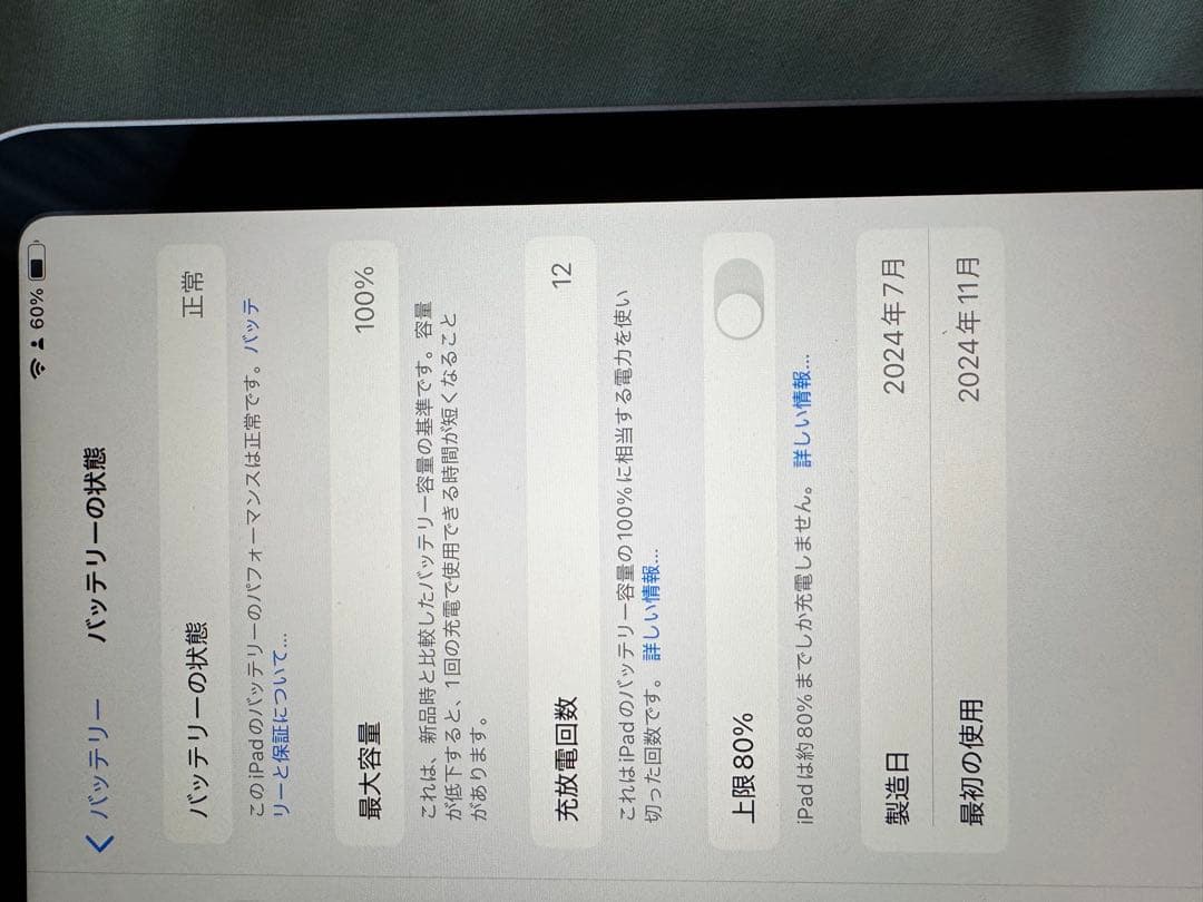 Apple iPad mini (第7世代) 256GB Wi-Fi パープル