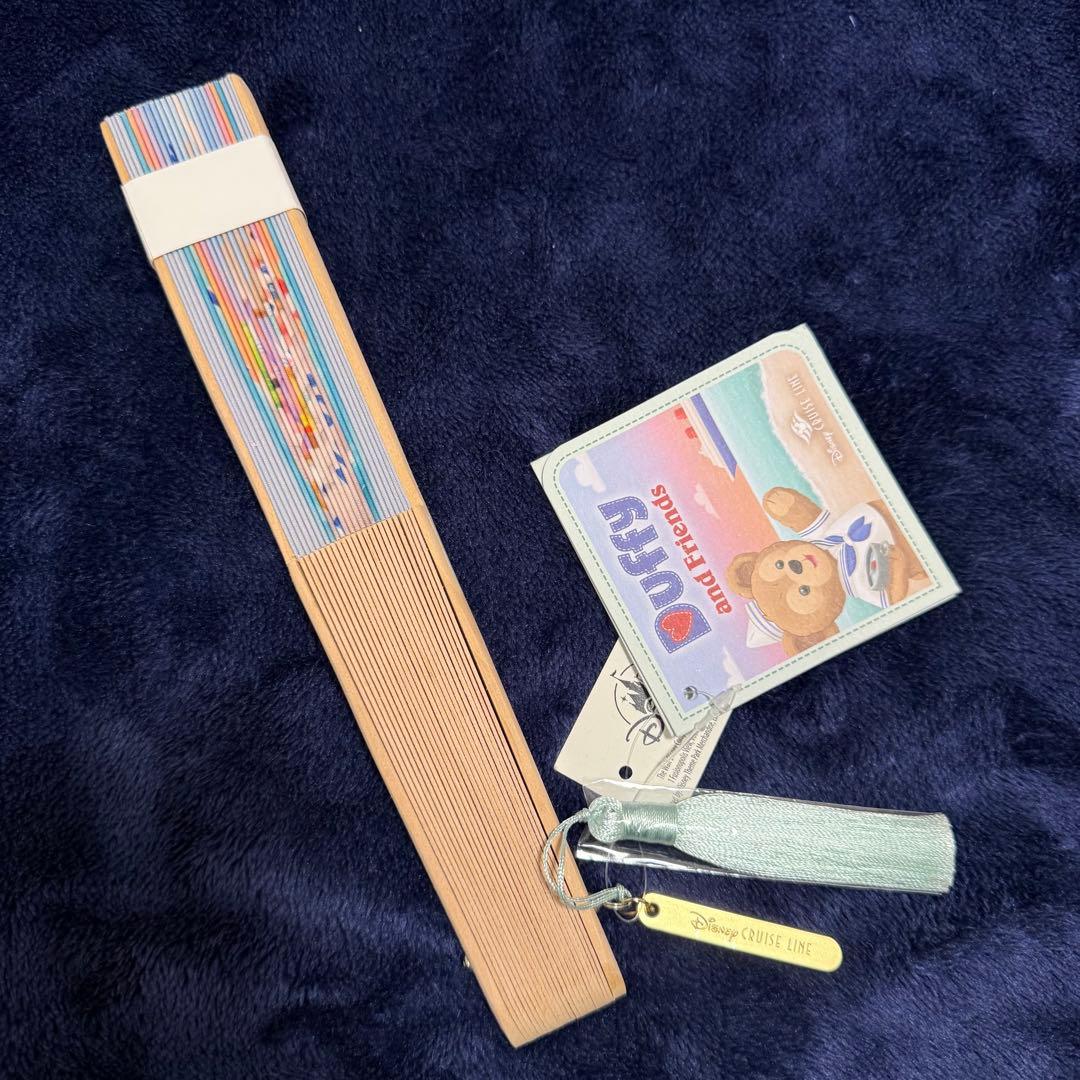 ディズニークルーズ　ダッフィー　アドベンチャー　扇子　限定
