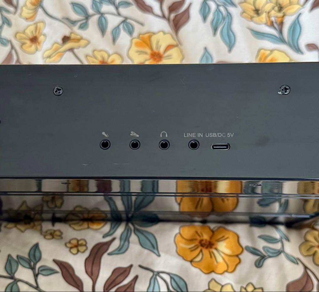 【美品】longeye 電子ピアノ キーボード 61鍵盤 充電式