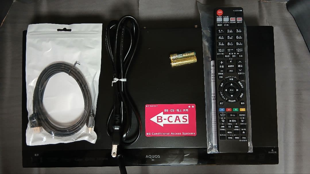 500GB シャープ AQUOS BDレコーダー☆BD-W580☆リモコン付 4