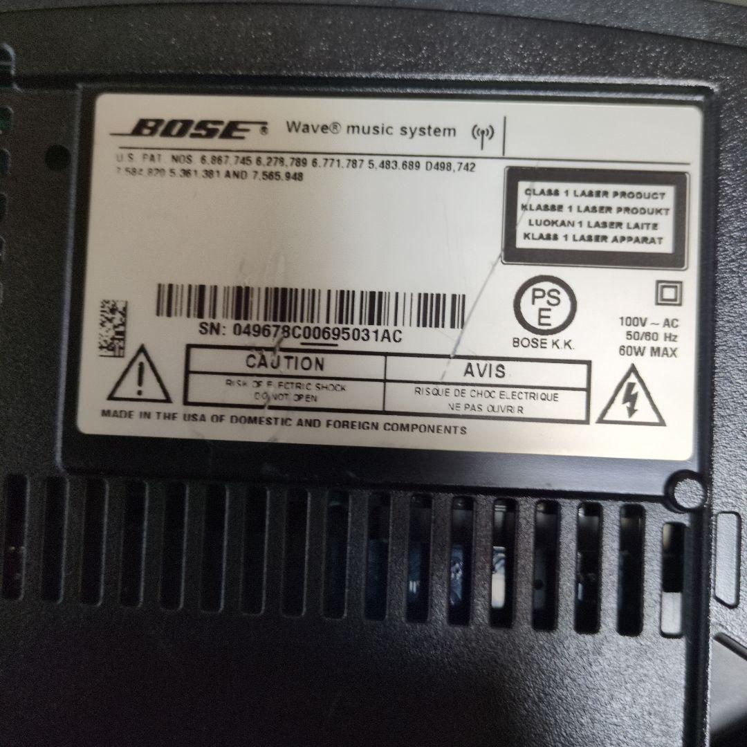 BOSE Wave Music System 動作品純正リモコン汎用コード取説