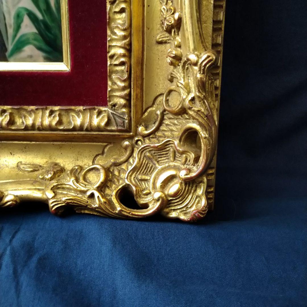 ✤KPMベルリン✤額入り陶版画✤「水瓶を運ぶ女性」