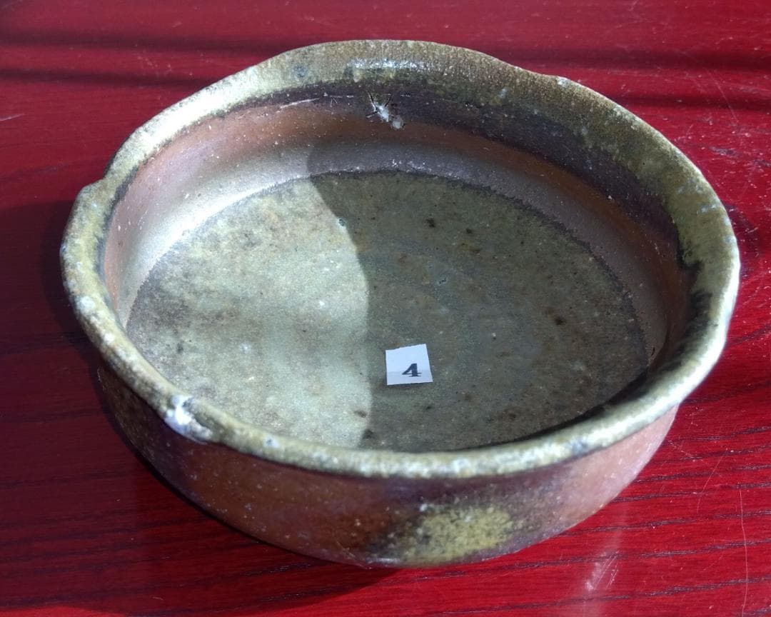 白越不朝　塩越窯 自然灰釉の究極美が迸る逸品灰釉美向付け向付中鉢