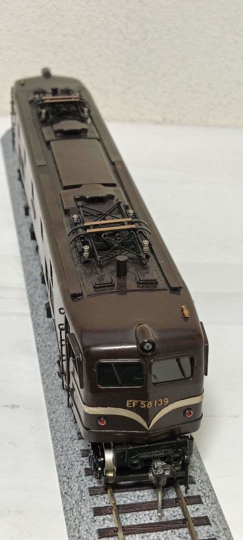 HOゲージ 天賞堂 EF58電気機関車、 ブラス製、動作調整済、現状品