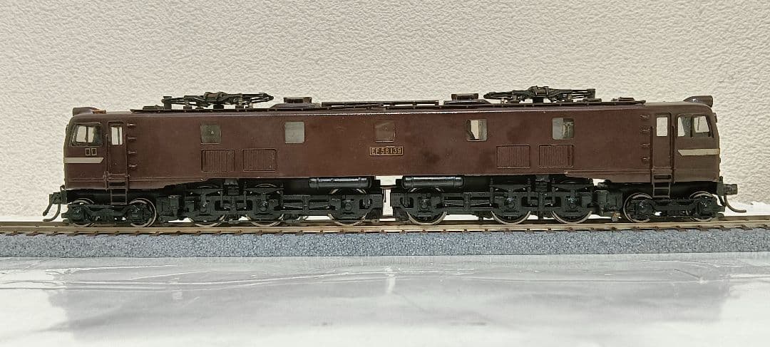 HOゲージ 天賞堂 EF58電気機関車、 ブラス製、動作調整済、現状品