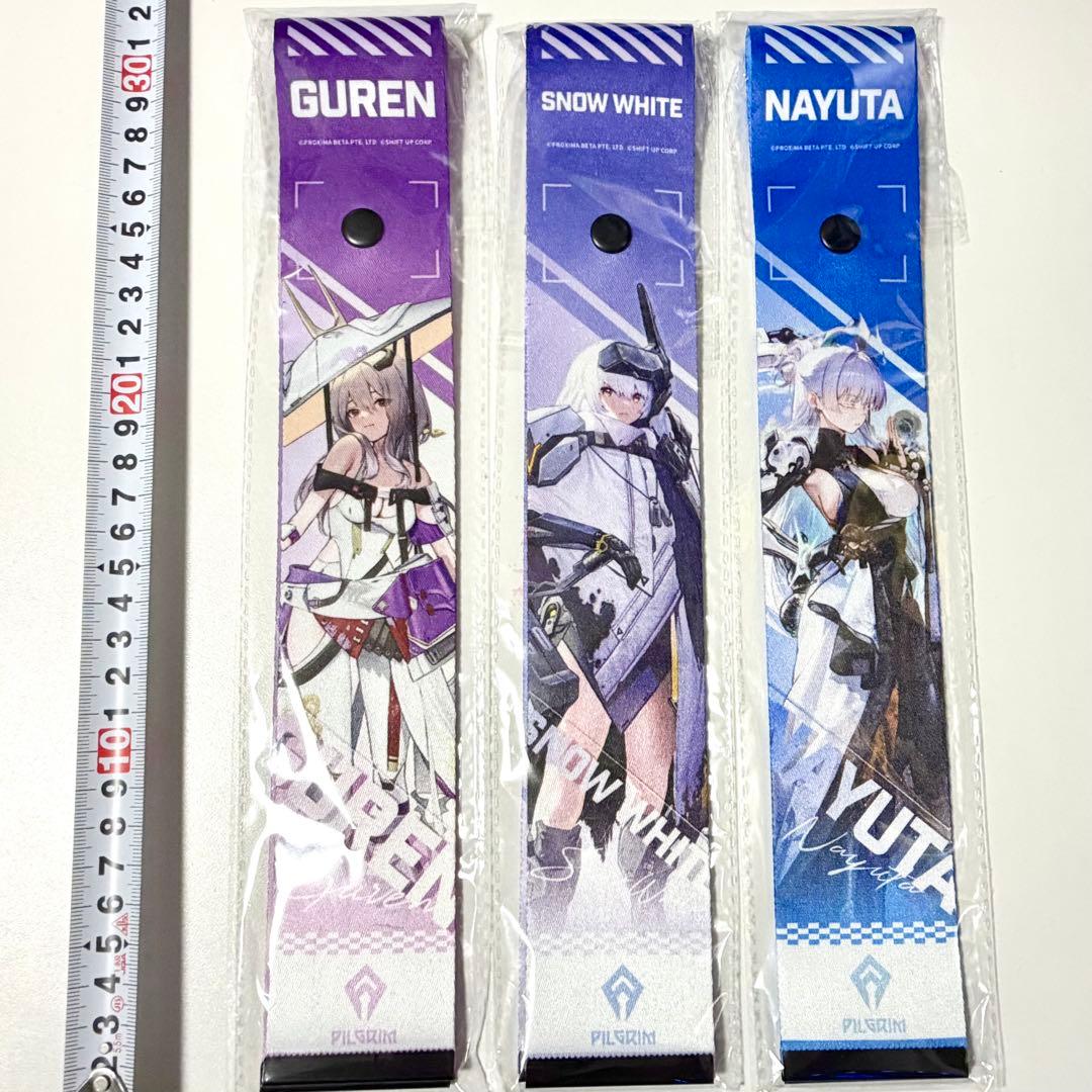 NIKKE C107限定 スーツケースストラップ ナユタ スノーホワイト 紅蓮
