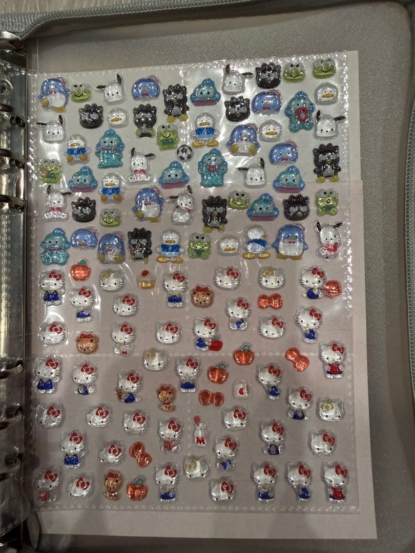 ボンボンドロッププチドロシールコットンシール帳完成品