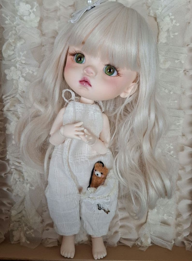 ♥️セール　qbabyカスタムdauyanbao風dollお洋服&マスコット付