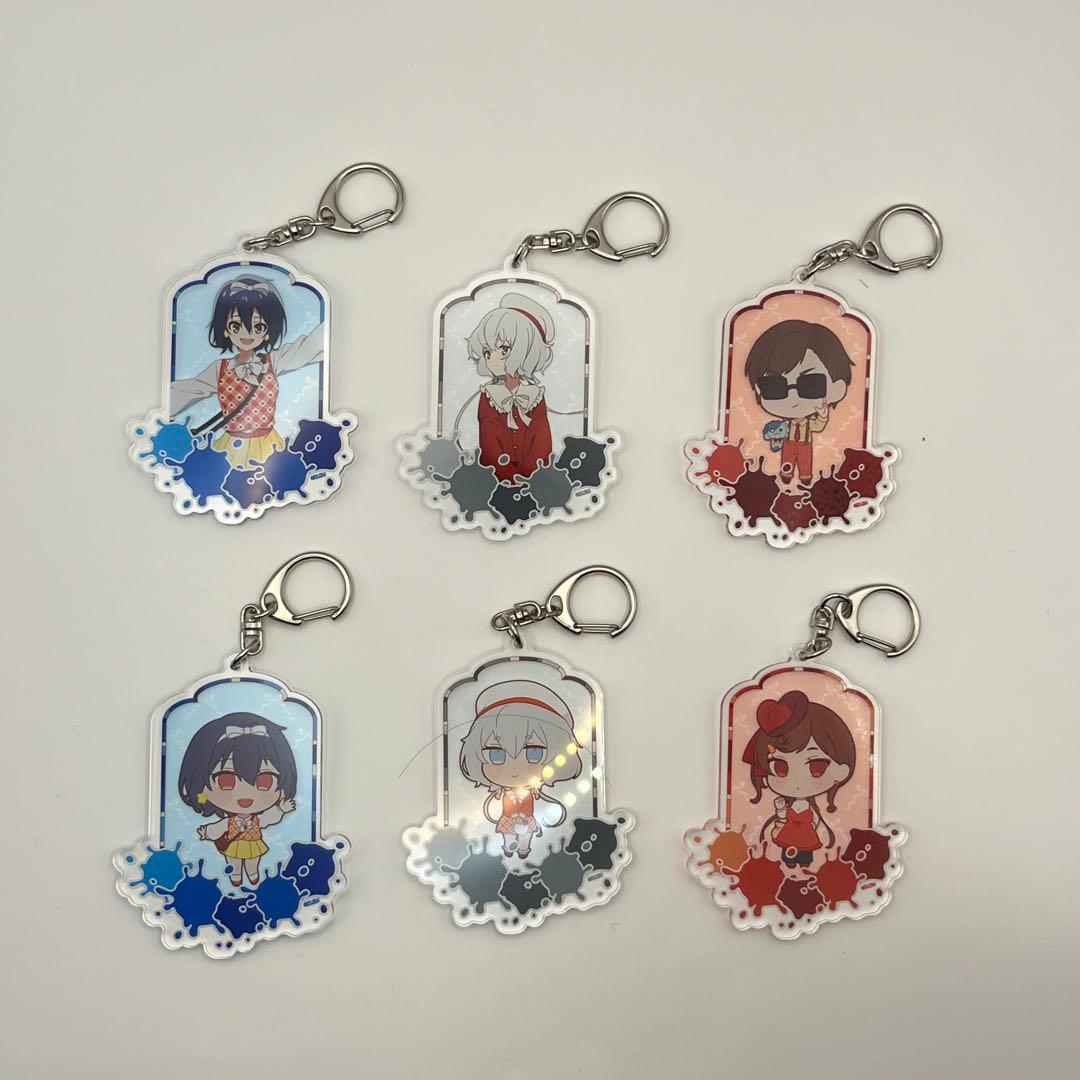 ゾンビランドサガ　東京タワーコラボ　アクリルキーホルダー 6個セット