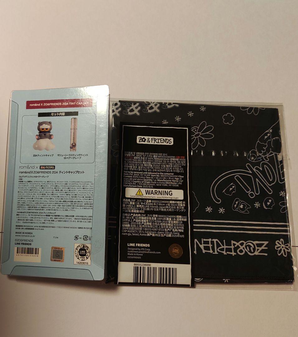 Zo&friends スカーフ　g-dragon ZOA　ティントキャップ