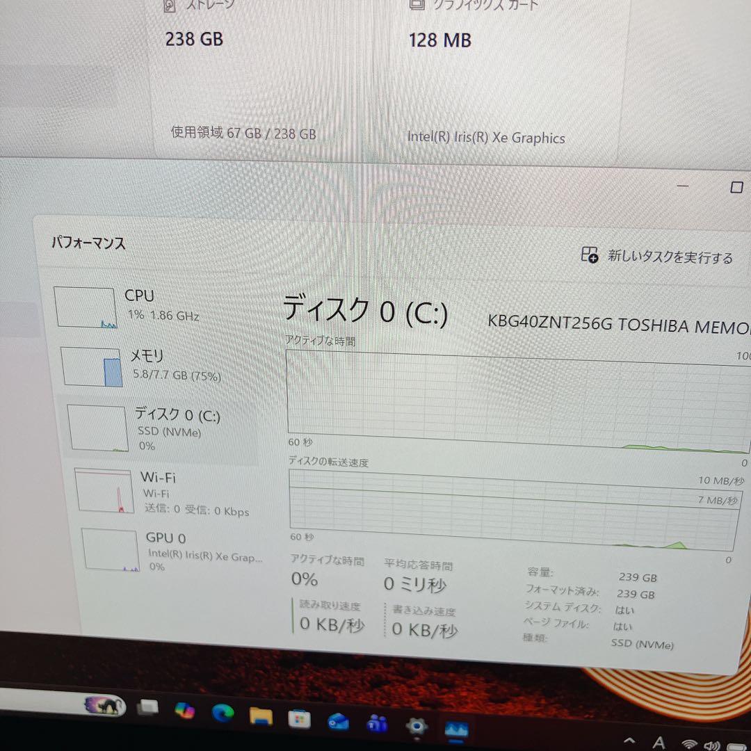 美品 ThinkPad X1 Nano/第11世代i5・2K液晶・使用極少/軽量