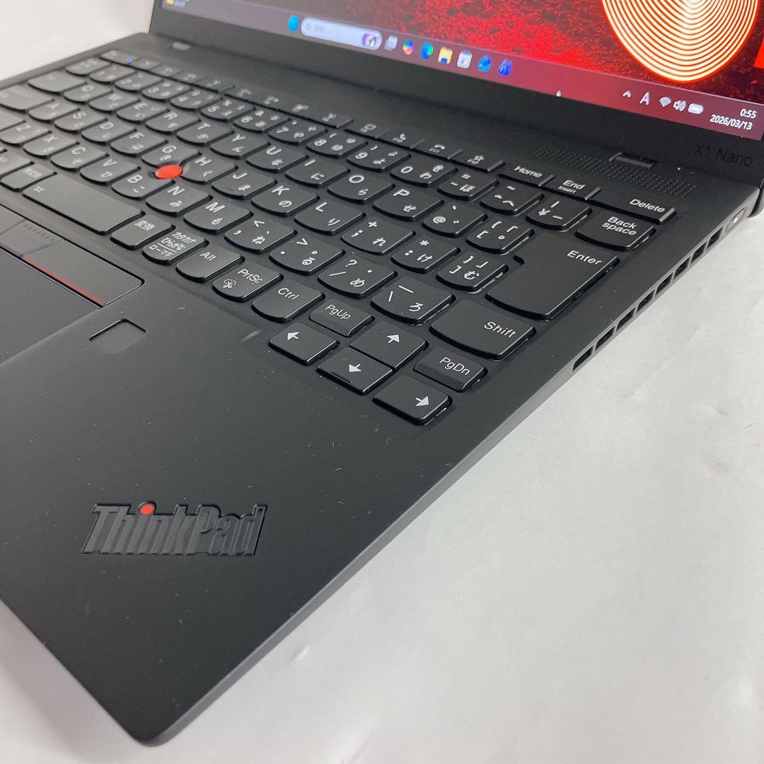 美品 ThinkPad X1 Nano/第11世代i5・2K液晶・使用極少/軽量