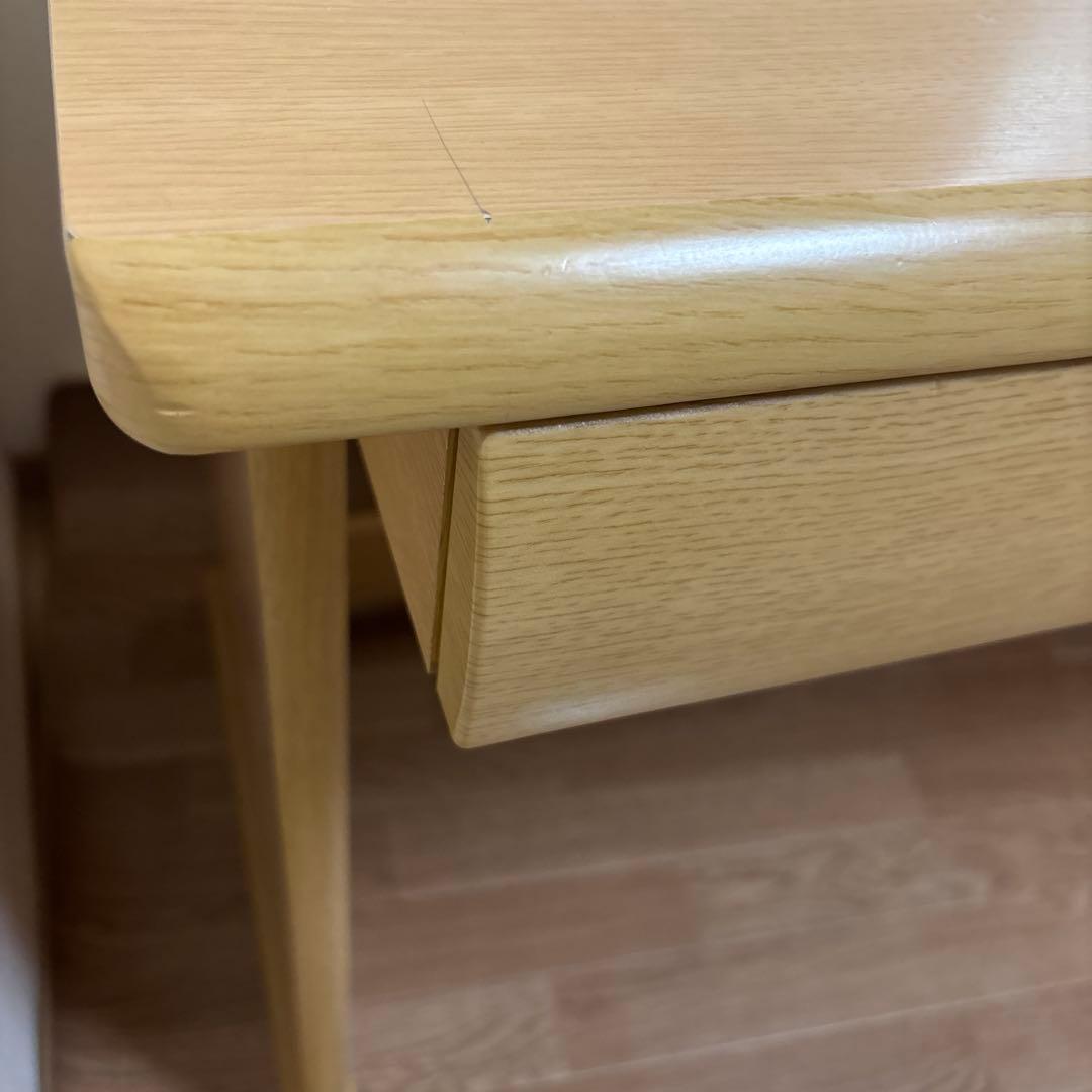 ニトリ学習机　ナチュラルデザイン 2引き出しデスク