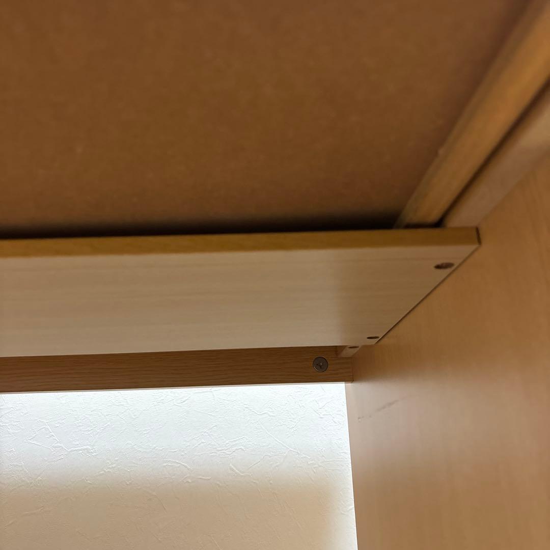 ニトリ学習机　ナチュラルデザイン 2引き出しデスク