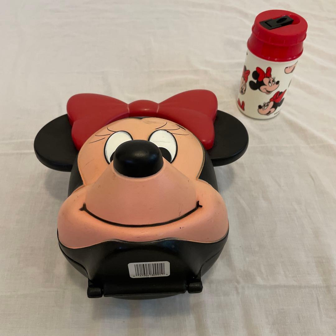 ディズニー　ミニーマウス　ランチキット　サーモス　水筒付き1980年代
