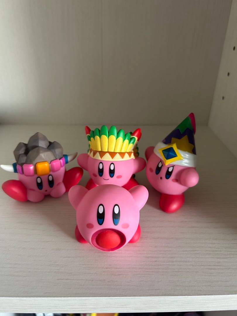 アクションカービィ　ぬいぐるみ　スターターセットA、その他カービィグッズ計8点