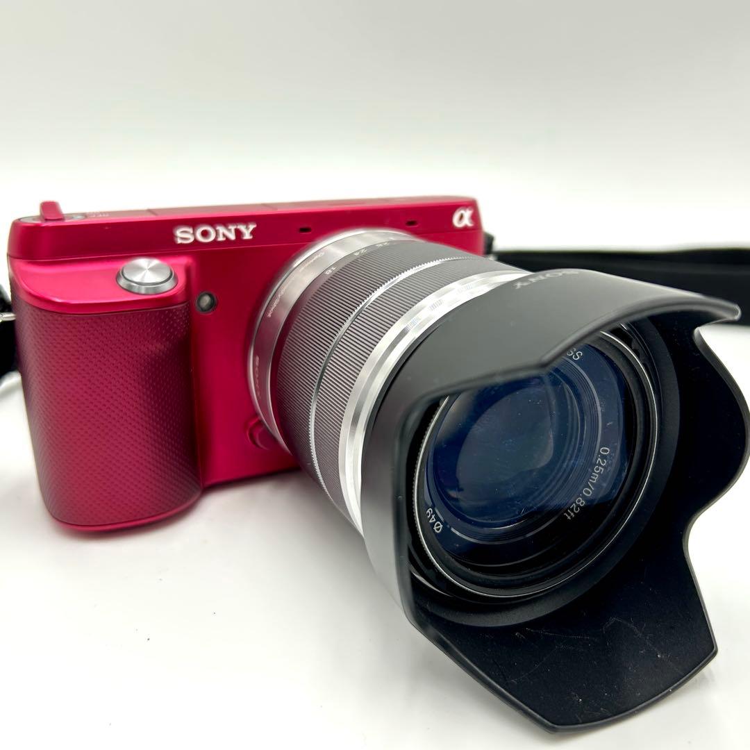 美品 SONY NEX-F3 α ミラーレス一眼カメラ 18-55mm OSS