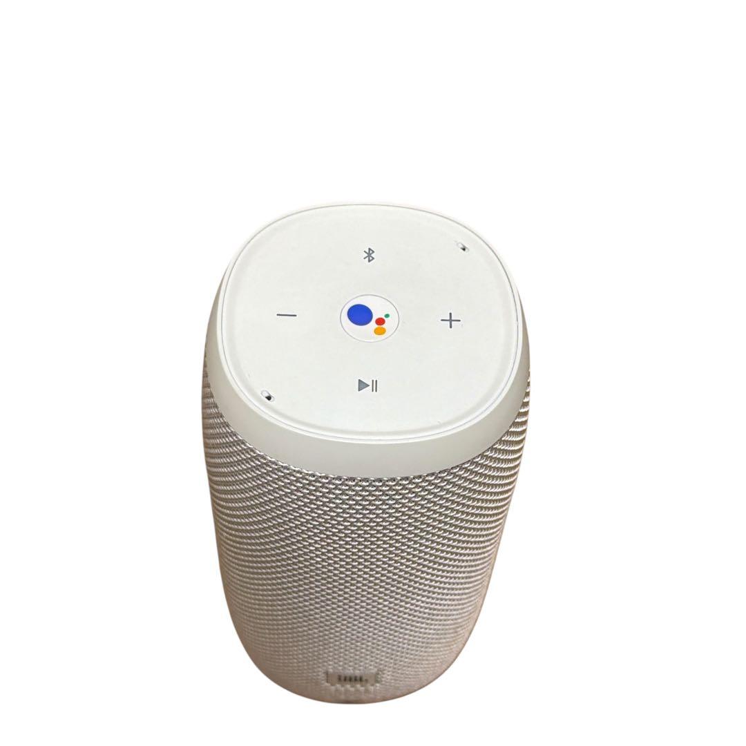 【美品】JBL LINK10 ホワイト Google対応 スマートスピーカー
