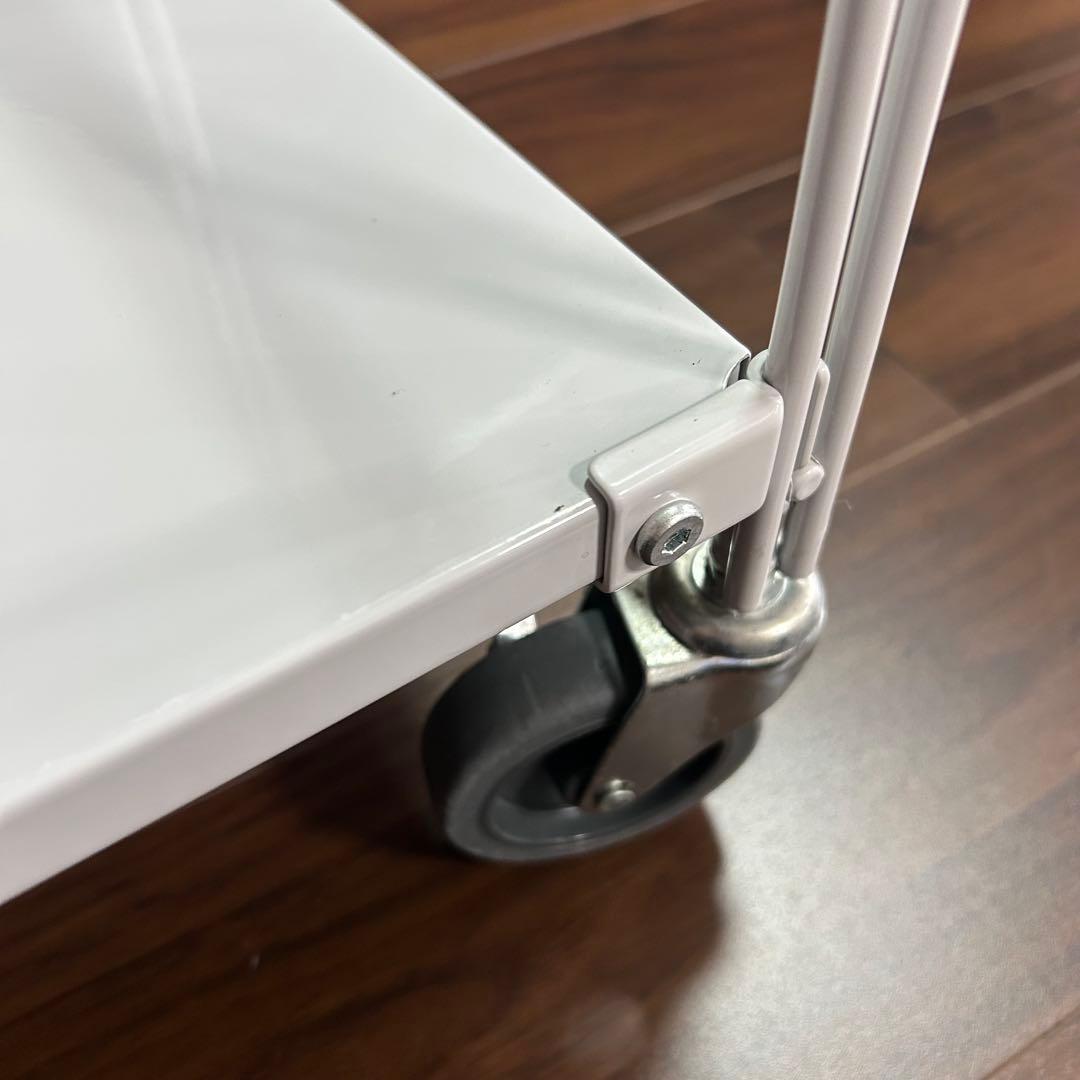 Y*e様 無印良品 スチールユニットシェルフ （グレー） 廃盤スチール製ワゴン