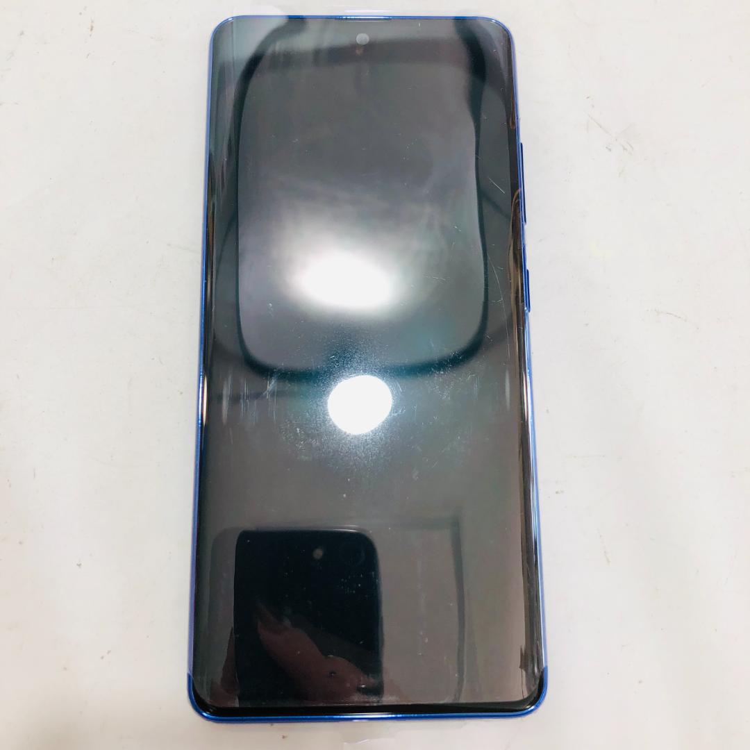 Galaxy A41 SCV48 ブルー スマホ 本体 ギャラクシー t3