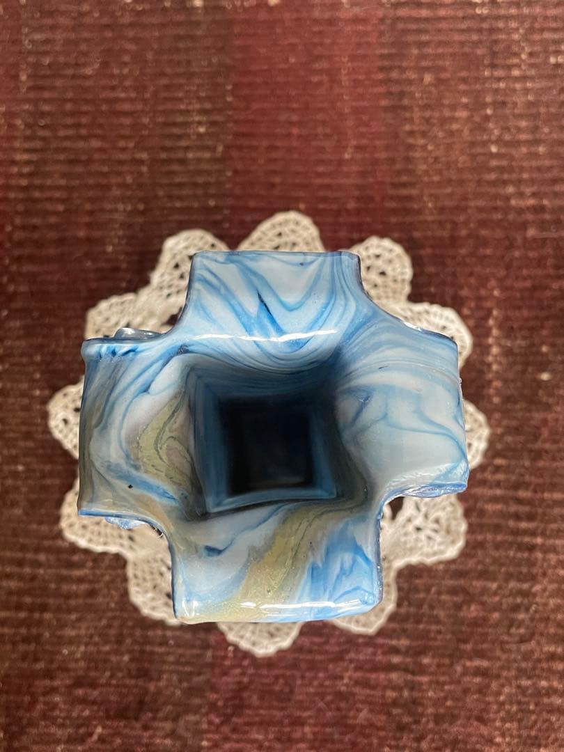 マルタ島の美しい花びん☆ハンドメイド